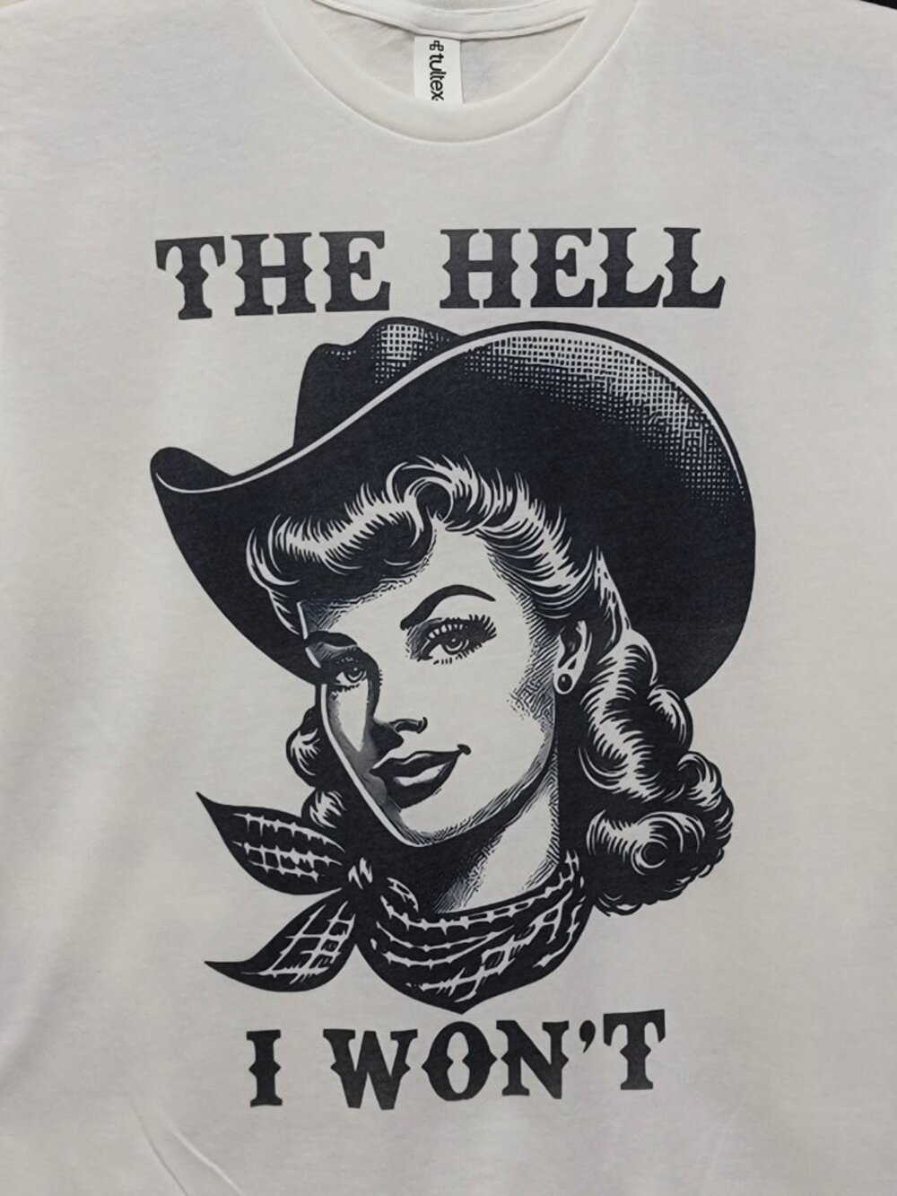 The Hell I Wont Western Southern Graphic T Shirt Trendy Boutique Style Tee Women - Picture 5 of 8